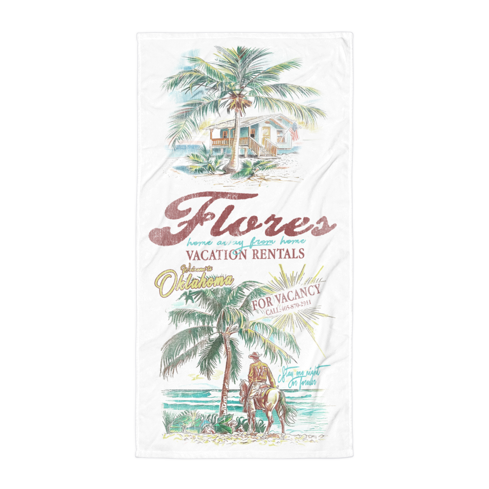 Flores Vacation Rental Towel