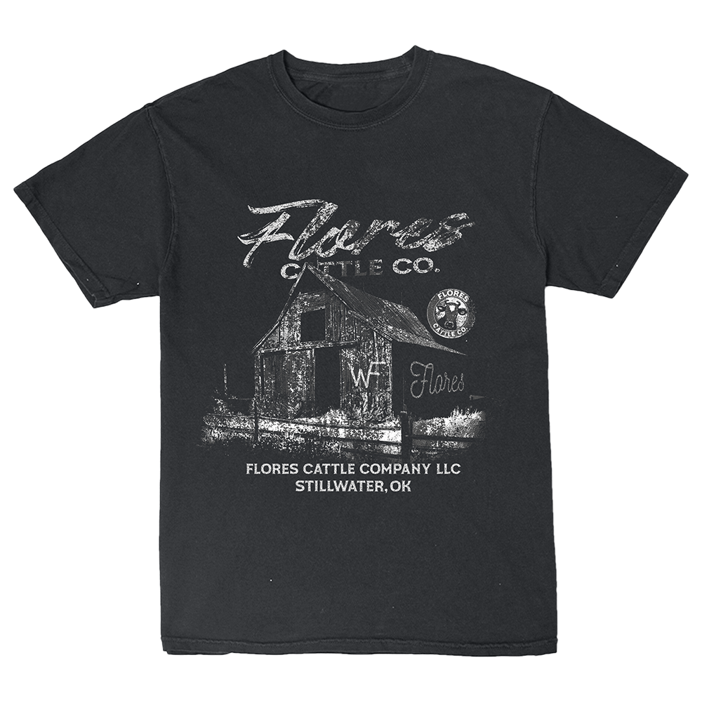 Flores Cattle Co. Stillwater T-Shirt in Black - Wyatt Flores Official Store